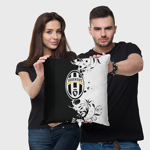 Подушка квадратная Juventus4 / 3D-принт – фото 3