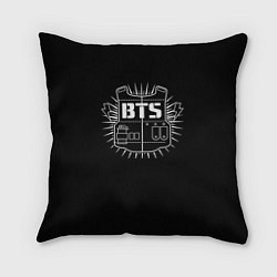 Подушка квадратная BTS: Suga, цвет: 3D-принт