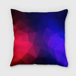 Подушка квадратная Red&Blue, цвет: 3D-принт