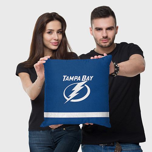 Подушка квадратная Tampa Bay: Drouin / 3D-принт – фото 3