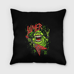Подушка квадратная Slayer Slimer, цвет: 3D-принт