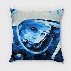 Подушка квадратная Gagarin Art, цвет: 3D-принт