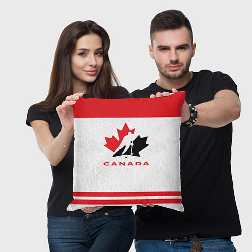 Подушка квадратная Canada Team / 3D-принт – фото 3