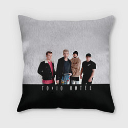 Подушка квадратная Tokio Hotel, цвет: 3D-принт