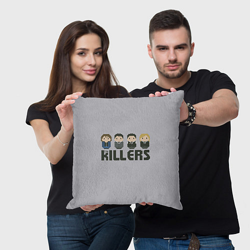 Подушка квадратная The Killers Boys / 3D-принт – фото 3