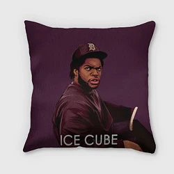 Подушка квадратная Ice Cube: LA, цвет: 3D-принт