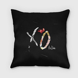 Подушка квадратная The Weeknd: XO, цвет: 3D-принт