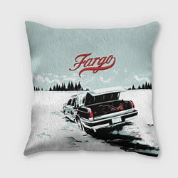 Подушка квадратная Fargo Car, цвет: 3D-принт