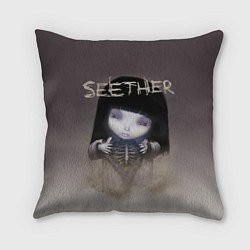 Подушка квадратная Seether: Fake it