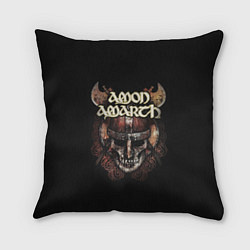 Подушка квадратная Amon Amarth: Death Viking, цвет: 3D-принт