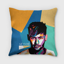 Подушка квадратная Neymar Polygons