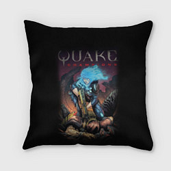 Подушка квадратная Quake Champions, цвет: 3D-принт