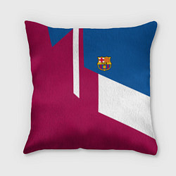 Подушка квадратная FC Barcelona 2018, цвет: 3D-принт
