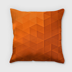 Подушка квадратная Orange abstraction, цвет: 3D-принт