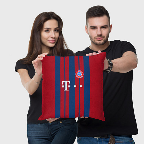Подушка квадратная Bayern FC: Original 2018 / 3D-принт – фото 3
