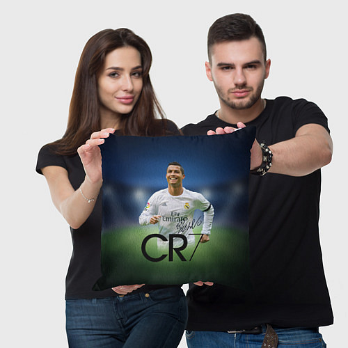 Подушка квадратная CR7 / 3D-принт – фото 3