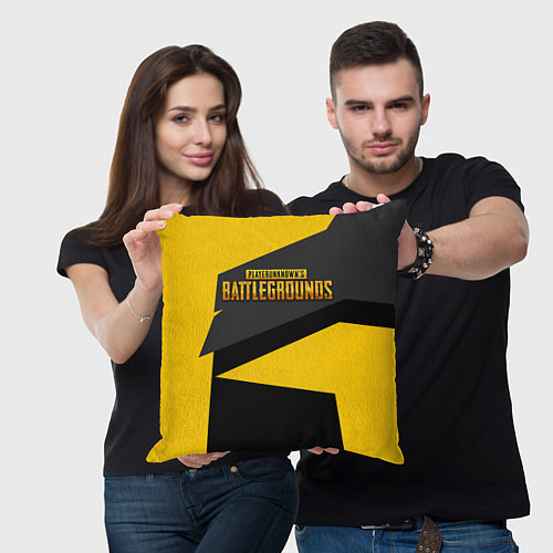 Подушка квадратная PUBG: Cybersport / 3D-принт – фото 3