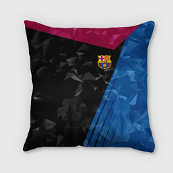 Подушка квадратная FC Barcelona: Abstract, цвет: 3D-принт