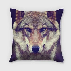Подушка квадратная Angry Wolf