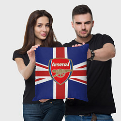 Подушка квадратная FC Arsenal: England, цвет: 3D-принт — фото 2