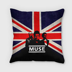 Подушка квадратная Muse UK, цвет: 3D-принт