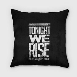 Подушка квадратная Skillet: We Rise, цвет: 3D-принт