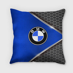 Подушка квадратная BMW: Blue Metallic, цвет: 3D-принт