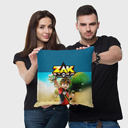 Подушка квадратная Zak Storm, цвет: 3D-принт — фото 2