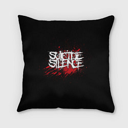 Подушка квадратная Suicide Silence Blood, цвет: 3D-принт