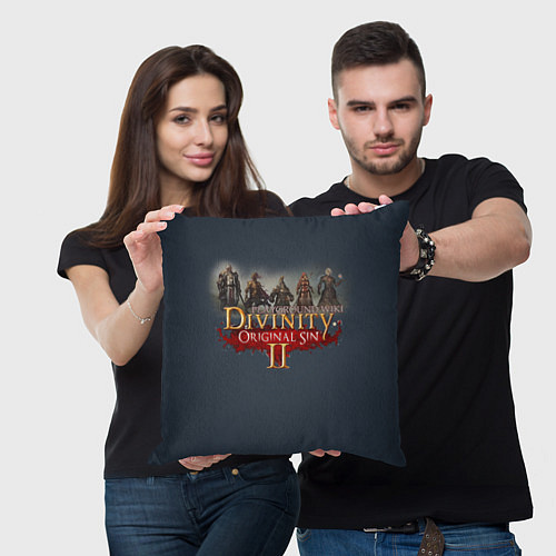 Подушка квадратная Divinity: Original Sin / 3D-принт – фото 3