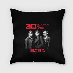 Подушка квадратная 30 STM Band, цвет: 3D-принт