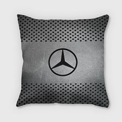 Подушка квадратная Mercedes-Benz: Hardened Steel, цвет: 3D-принт