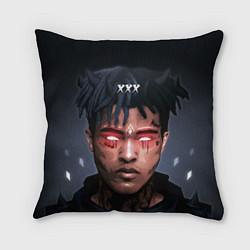 Подушка квадратная XXXTentacion Demon, цвет: 3D-принт