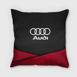 Подушка квадратная Audi: Grey Carbon, цвет: 3D-принт