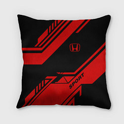 Подушка квадратная Honda: Techno Sport, цвет: 3D-принт