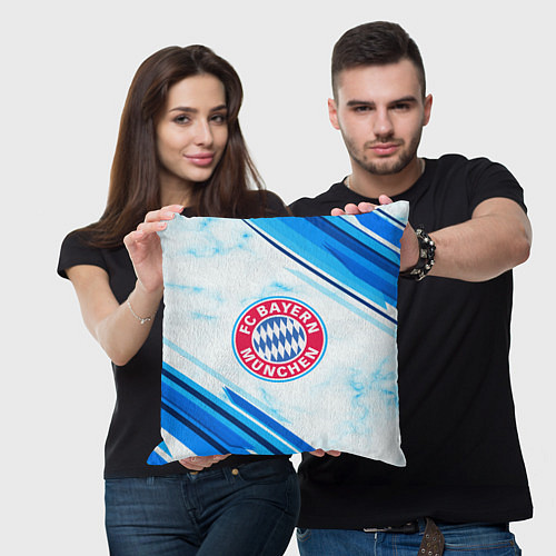Подушка квадратная Bayern Munchen / 3D-принт – фото 3