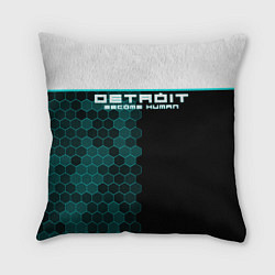 Подушка квадратная Detroit: Cyber Hexagons