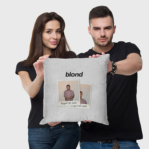 Подушка квадратная Frank Ocean: Blond / 3D-принт – фото 3