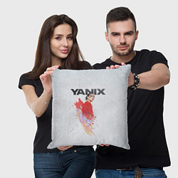 Подушка квадратная Yanix, цвет: 3D-принт — фото 2