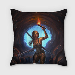 Подушка квадратная Tomb Raider: Cave