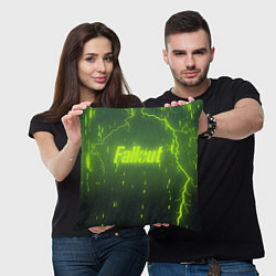 Подушка квадратная Fallout: Radiation Storm, цвет: 3D-принт — фото 2