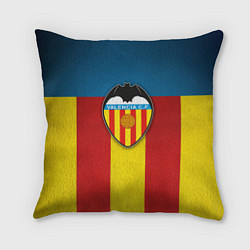Подушка квадратная Valencia C.F., цвет: 3D-принт