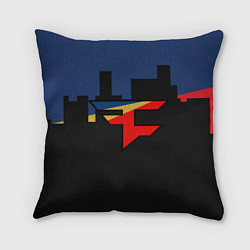 Подушка квадратная FaZe Clan: Night City, цвет: 3D-принт
