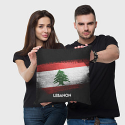 Подушка квадратная Lebanon Style, цвет: 3D-принт — фото 2