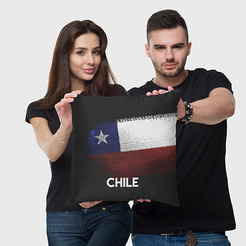 Подушка квадратная Chile Style / 3D-принт – фото 3