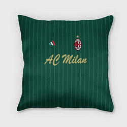 Подушка квадратная AC Milan: Green Form, цвет: 3D-принт