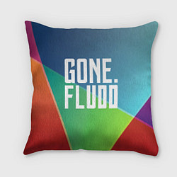 Подушка квадратная GONE Fludd, цвет: 3D-принт