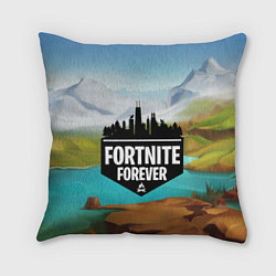 Подушка квадратная Fortnite Forever, цвет: 3D-принт