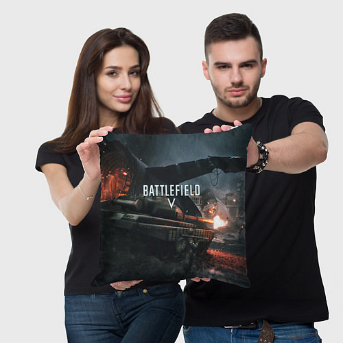 Подушка квадратная Battlefield V / 3D-принт – фото 3