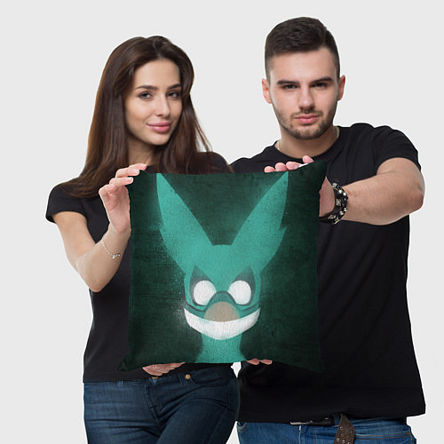 Подушка квадратная Izuku Midoriya / 3D-принт – фото 3